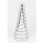 Preview: Euro Tins 11er Backformen-Set, Rund, Durchmesser ca. 10 - 35,5 cm
