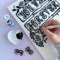 Mobile Preview: Sweet Stamp Stempel Set 'MONOGRAMS' by Evil Cake Genius