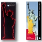 Mobile Preview: Plätzchen-Ausstechform "New York, Freiheitsstatue", Rot
