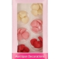 Preview: Marzipan-Herzen, Rot, Pink & Weiß, 30 Stück á 1 cm, FunCakes