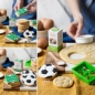 Preview: Keks-Ausstecher Set aus Kunststoff Fussball-Fieber