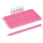 Mobile Preview: Geburtstagskerzen 10 Stk, pink & weiße Punkte
