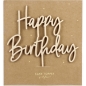 Mobile Preview: Tortentopper "Happy Birthday" Holz