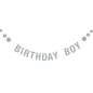 Preview: Partygirlande "Birthday Boy", Jungengeburtstag, 2,2 m x 12 cm