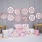 Preview: Girlande "BABY SHOWER" pink gold