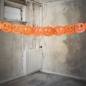 Mobile Preview: Party Girlande Halloween Motiv: Kürbis 2,5 Meter, orange