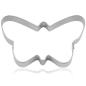 Preview: Plätzchen Ausstechform "Mini-Schmetterling" 5 cm Weißblech