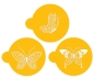 Preview: Schablonen Set 'Schmetterlinge' Royal Icing & Airbrush, 5 cm