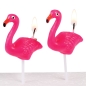 Mobile Preview: Geburtstagskerzen "Flamingo", 7 cm