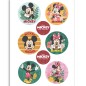 Preview: Muffinaufleger "Minnie & Mickey Mouse", 6 Stück, Esspapier, bunt, 5,8 cm, DeKora