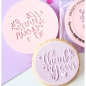 Mobile Preview: Sweet Stamp Thank you Herz Stempel