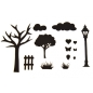 Preview: Fondant Ausstecher 'Countryside Silhouette'