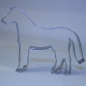 Preview: Plätzchen Ausstechform "Pferd" 10 cm