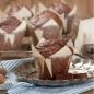 Mobile Preview: Cupcakes Tulpen-Muffinförmchen 200 Stk. Weiß