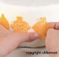 Preview: Silikomart Tricot Decor Essbare Spitze Silikon-Matte 40 x 8 cm, Cupcakes