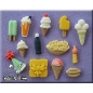 Mobile Preview: Cupcakes Deko Silikonform für Fondant 'Party' 13 Designs