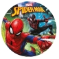 Preview: Tortenaufleger "Spiderman Red & Black", aus Oblate, bunt, rund, 20 cm, deKora