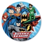 Mobile Preview: Tortenaufleger "Justice League", aus Oblate, bunt, rund, 20 cm, deKora