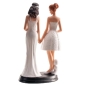 Preview: Hochzeitsfiguren für Frauen Hochzeitstorte, 20 cm