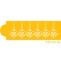 Preview: Schablone für Verzierung an Tortenseiten, 'Lace Companion',  25cm