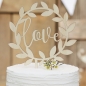 Mobile Preview: Cake Topper Love für Hochzeitstorten