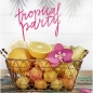 Preview: Torten Topper Tropical Party Hotpink