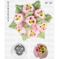 Preview: Decora Tülle "Tulpe mit 6 Blütenblätter", Nr 21