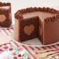 Preview: Wilton Backformen "Heart Tasty Fill", gefüllter Kuchen, 22 cm
