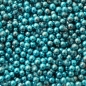 Mobile Preview: Zuckerperlen "Metallic Blue", Hellblau, 4 mm, 80 g, FunCakes