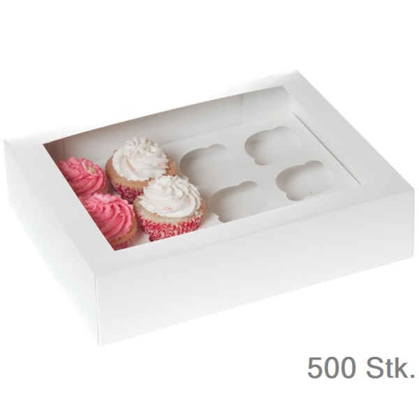 HoM Cupcake Box für 12 Cupcakes, baby pink / rosa