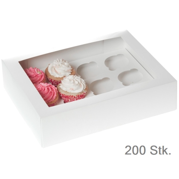 HoM Cupcake Box für 1 Cupcake, babypink