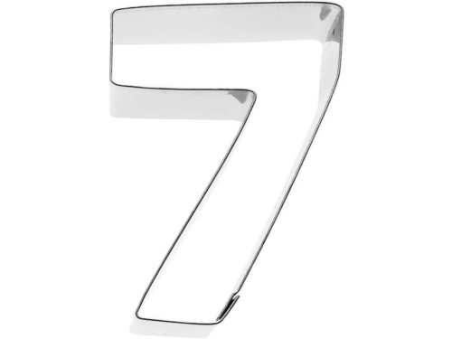 Ausstecher / Ausstechform "Nummer 7" für Kekse & Plätzchen