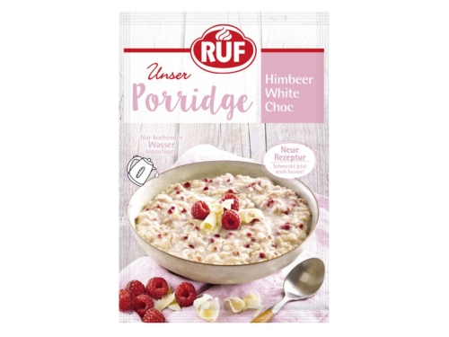 RUF Porridge Himbeer-White Choc 65g