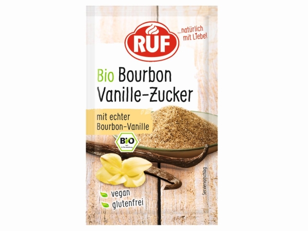 RUF Bio Bourbon Vanille-Zucker 3er Pack 3x8g