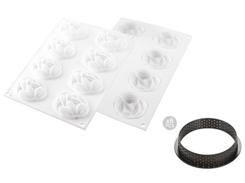 Silikonform Kit Tarte Ring Cocoa 70mm