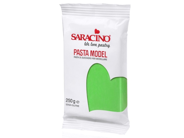 Saracino Modellierfondant Pasta Model hellgrün 250g