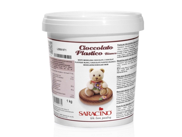 Saracino Modellier-Schokolade weiß 1kg