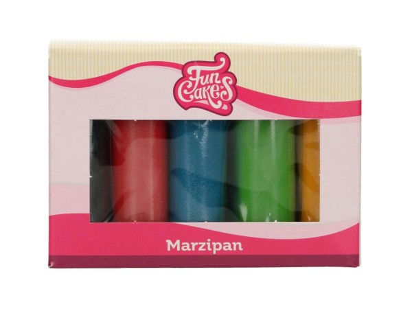 FunCakes Mandelhaltige Zuckermasse Multipack Essential Color 500g