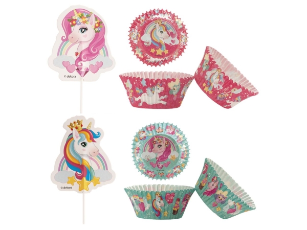 Dekorations-Kit Unicorn Cupcake