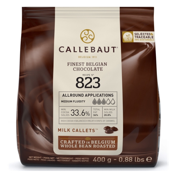 Callebaut Callets Milch Schokolade 400 g