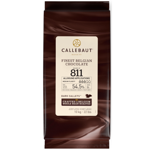 Callebaut Callets Dunkle Schokolade, 10 kg
