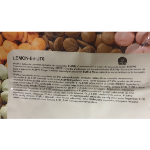 Callebaut Schokodrops Lemon Kuvertüre Callets 2,5 kg