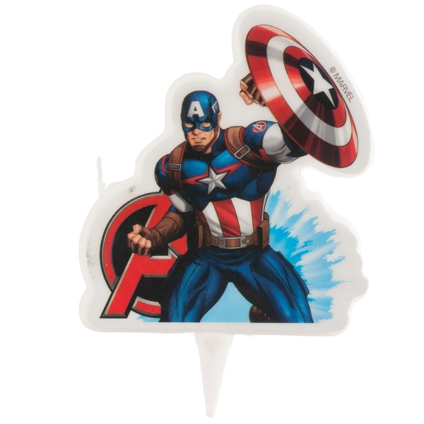 Tortenkerze Captin America Avengers