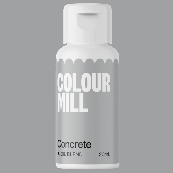Colour Mill Lebensmittelfarbe Concrete Grau 20 ml fettlöslich