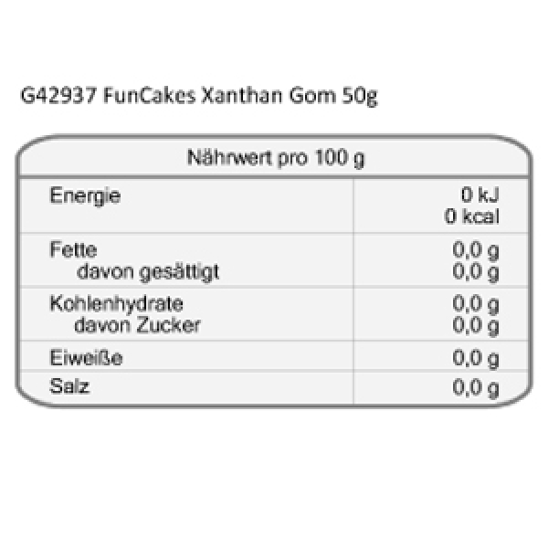 Xanthan Gum, 50 g, FunCakes