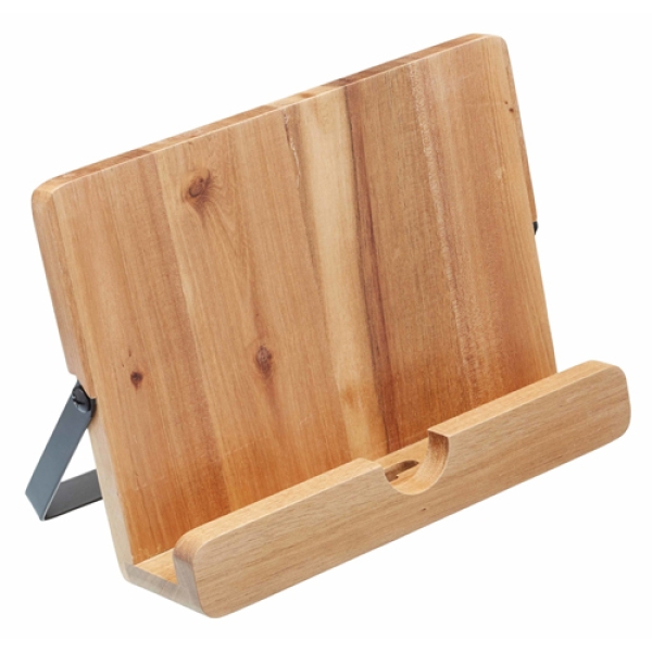Backbuch und Tablet Ständer, Holz