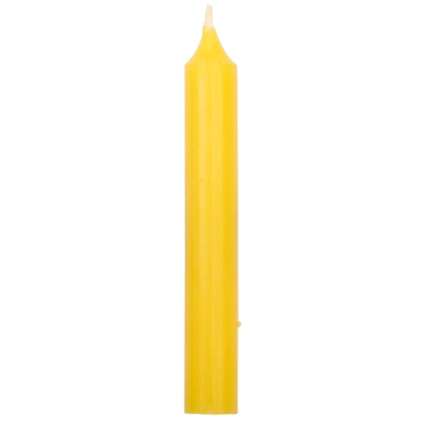 Baumkerze Gelb, 10 cm
