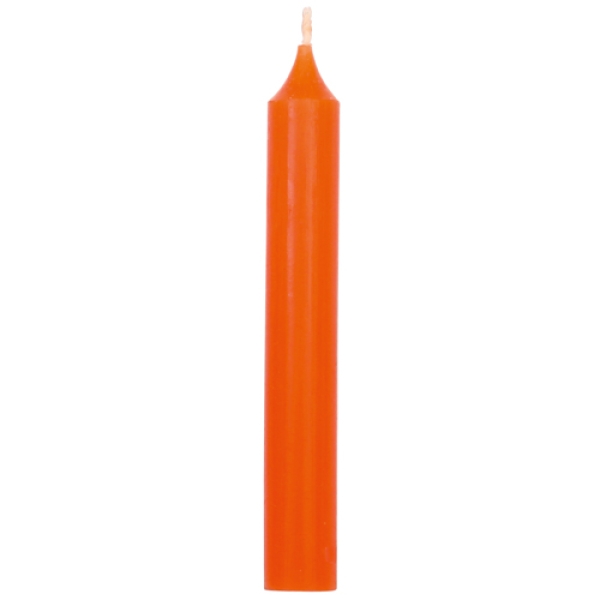 Baumkerze Orange, 10 cm