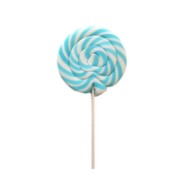 Swirl Lollipop Blau, 15 cm