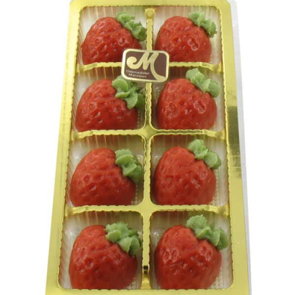 Marzipan "Erdbeeren", 8 Stück